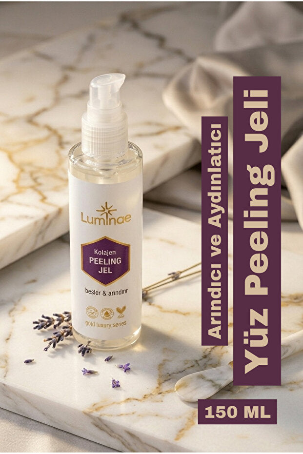 Luminae Arındırıcı ve Aydınlatıcı Yüz Peeling Jeli 150 ml – Ölü Deri Temizleme & Işıltı Veren Bakım