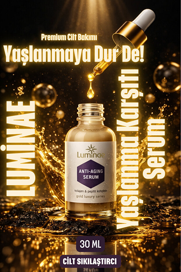 Luminae Peptit & 4D Hyaluronik Asit Kırışıklık Karşıtı Botoks Etkili Anti-Aging Yüz Serumu 30 ml